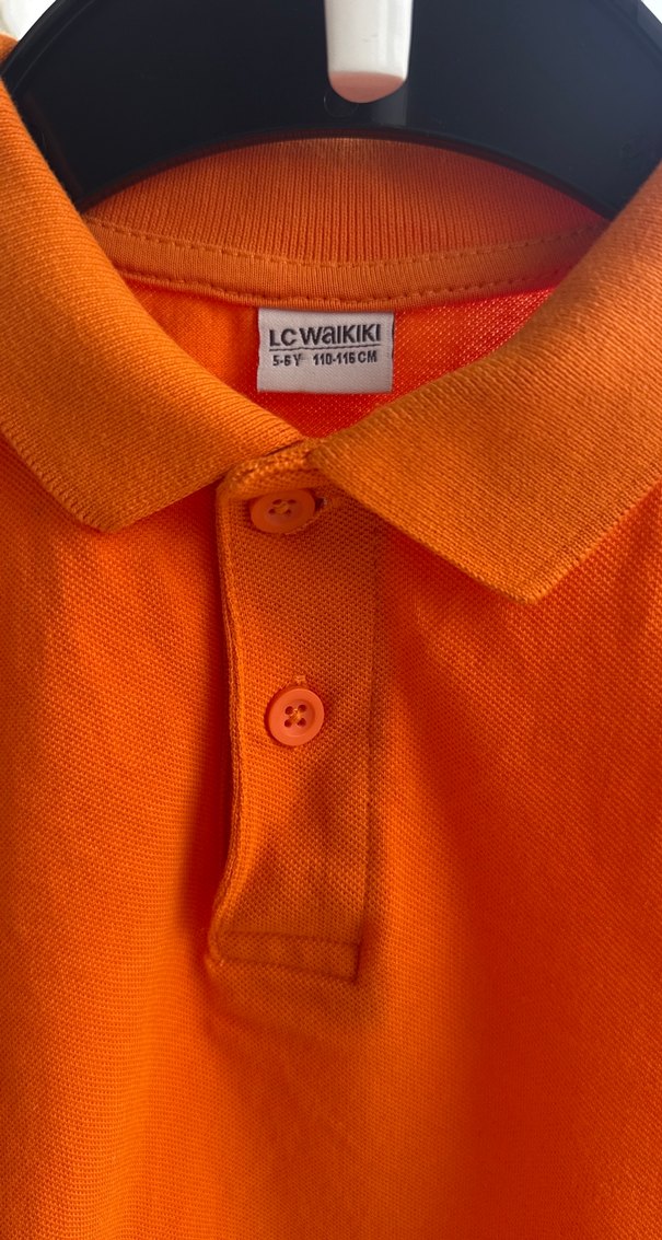 #Turuncu #Erkek #Çocuk #Polo #Tshirt - Görsel 2