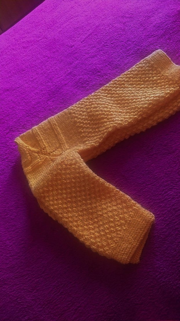 Diger Kız Çocuk Sarı Örgü Hırka - Görsel 2