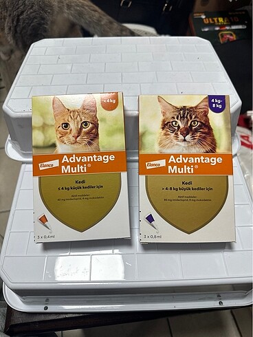 ADVANTAGE KEDİ İÇ DİŞ PARAZİT 1 kutu seç