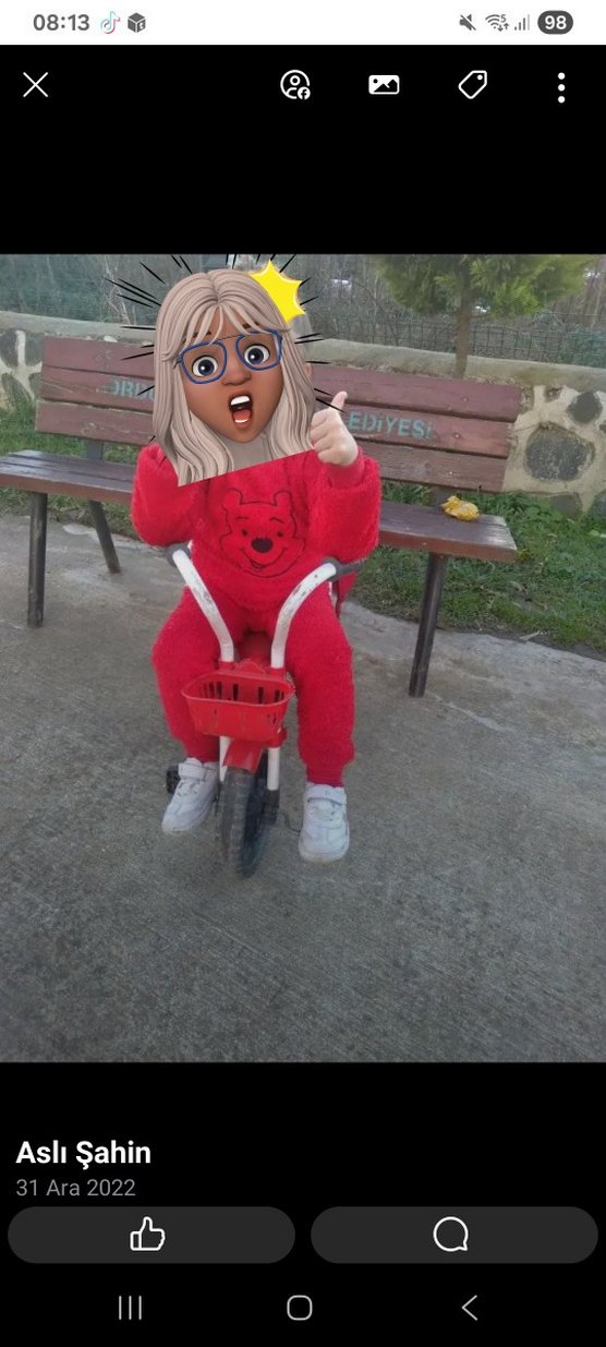 Kırmızı Renkli Üç Tekerlekli Bisiklet - Görsel 2