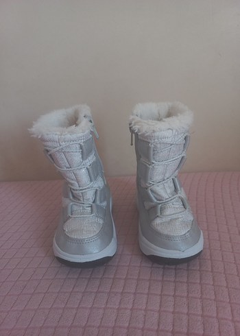 LC Waikiki Kız Çocuk Beyaz Peluş Kar Botu