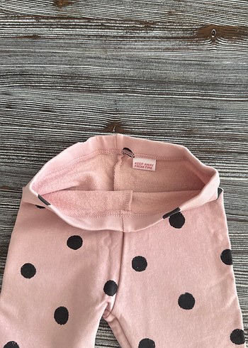 Zara Zara Kız Çocuk Pembe Puantiyeli Tayt