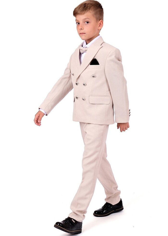 3 yaş Ceketli erkek çocuk takım elbise - Görsel 4