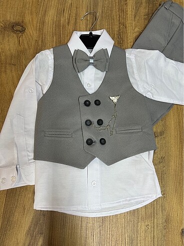 Zincirli erkek çocuk takım elbise - Görsel 6