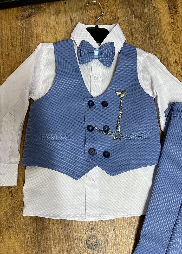 Zincirli erkek çocuk takım elbise - Görsel 5