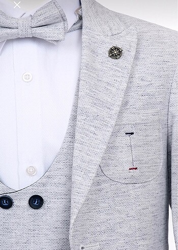 1-2-3-4 yaş ceketli çocuk takım elbise - Görsel 2