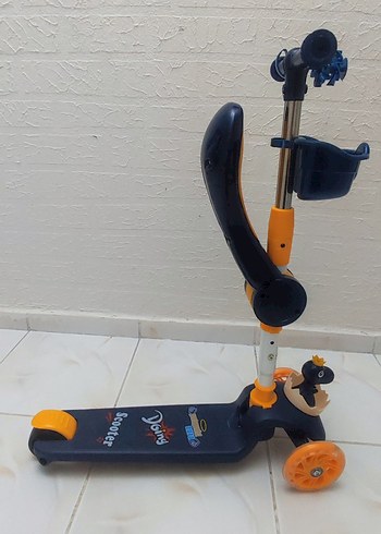 Beden mavi Renk oturakli, katlanabilen Çocuk Scooter 2 - 6 yaş sıfır