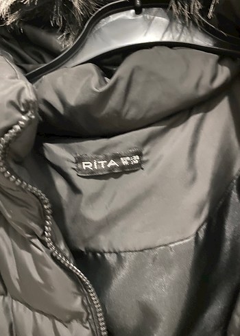 Kürklü Siyah Kadın Uzun Yelek - Görsel 4