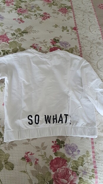 10 Yaş Beden beyaz Renk sweatshirt