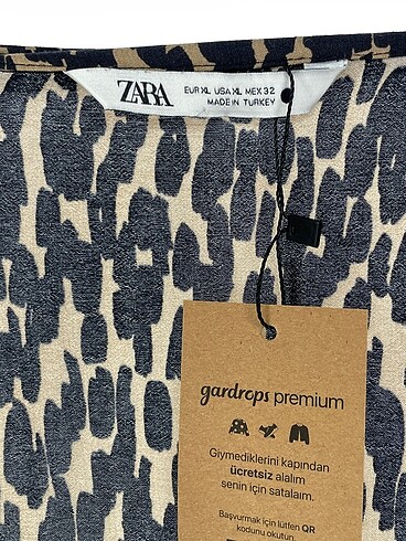 xl Beden çeşitli Renk Zara Kısa Elbise %70 İndirimli.
