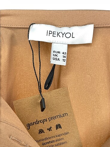 42 Beden camel Renk ipekyol Gömlek %70 İndirimli.