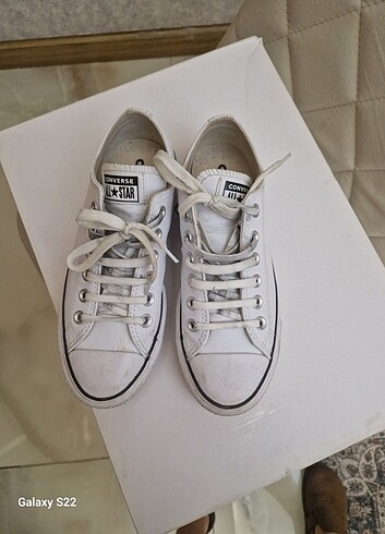 36 Beden Converse Kadın Deri Sneaker