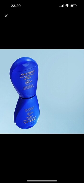 Beden Renk Shiseido SPF 50+ Güneş Koruyucu Losyon 50 ML