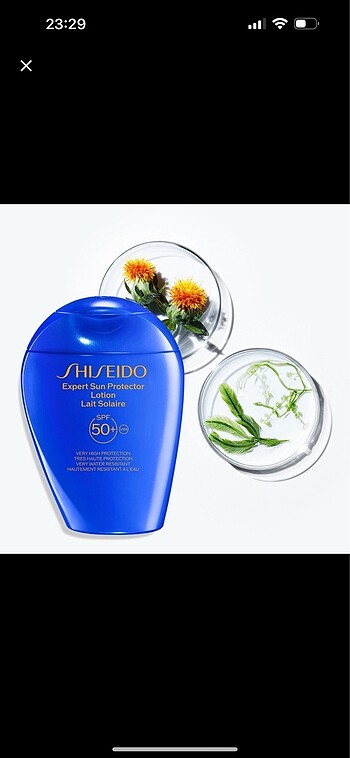 Beden Shiseido SPF 50+ Güneş Koruyucu Losyon 50 ML