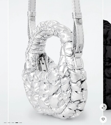 COS NANO BAG SILVER