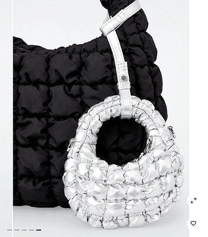 Beden COS NANO BAG SILVER