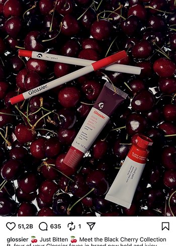 Glossier Black Cherry Lip Balm - Görsel 2