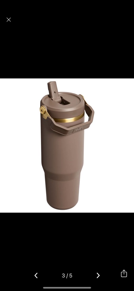 Stanley Espresso Gold Iceflow Flip Straw 0.89L - Görsel 3