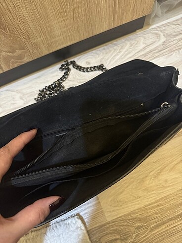 Gucci Gucci orijinal siyah zincir askılı 4 gözlü çanta