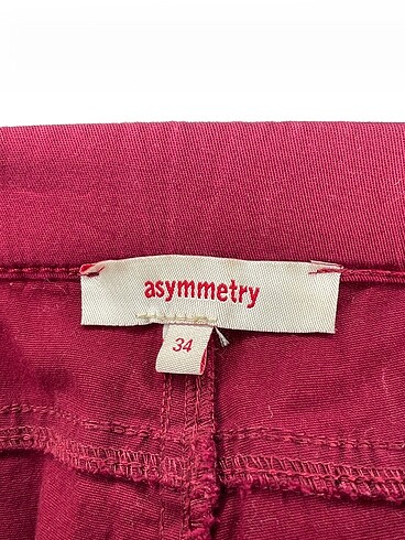 34 Beden kırmızı Renk Asymmetry Jean / Kot %70 İndirimli.