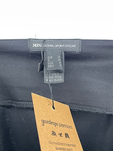 38 Beden siyah Renk Mango Midi Etek %70 İndirimli.