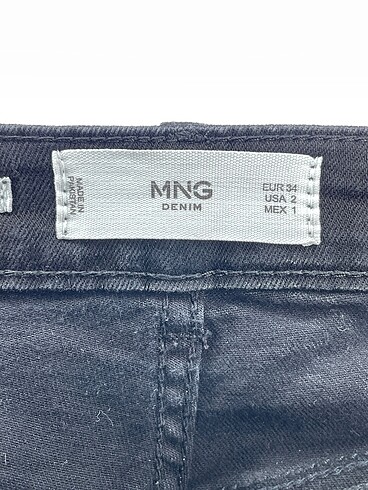 34 Beden siyah Renk Mango Jean / Kot %70 İndirimli.