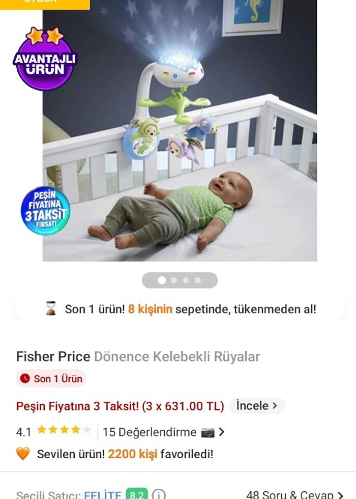 Fisher price Dönence - Görsel 2