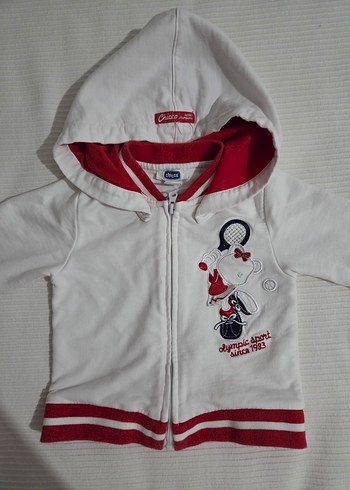 erkek veya kız Çocuk Kapüşonlu Fermuarlı Sweatshirt