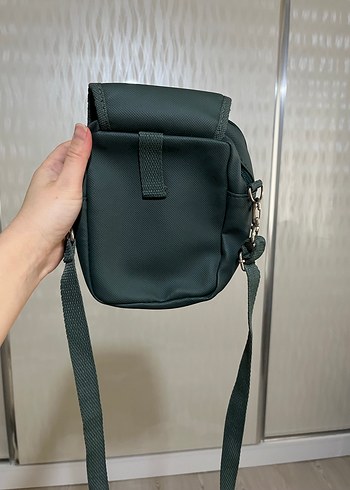 Koyu yeşil Deri Kadın Çapraz Çanta - Görsel 3