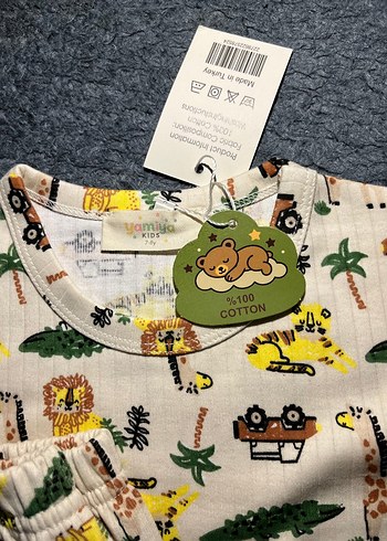 7-12 Yaş Pamuklu Baskılı Çocuk Takımı - Görsel 2