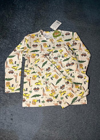 7-12 Yaş Pamuklu Baskılı Çocuk Takımı - Görsel 6