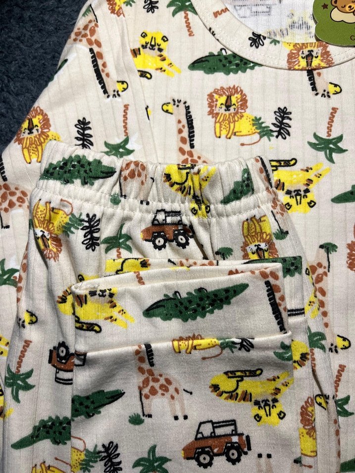 7-12 Yaş Pamuklu Baskılı Çocuk Takımı - Görsel 4