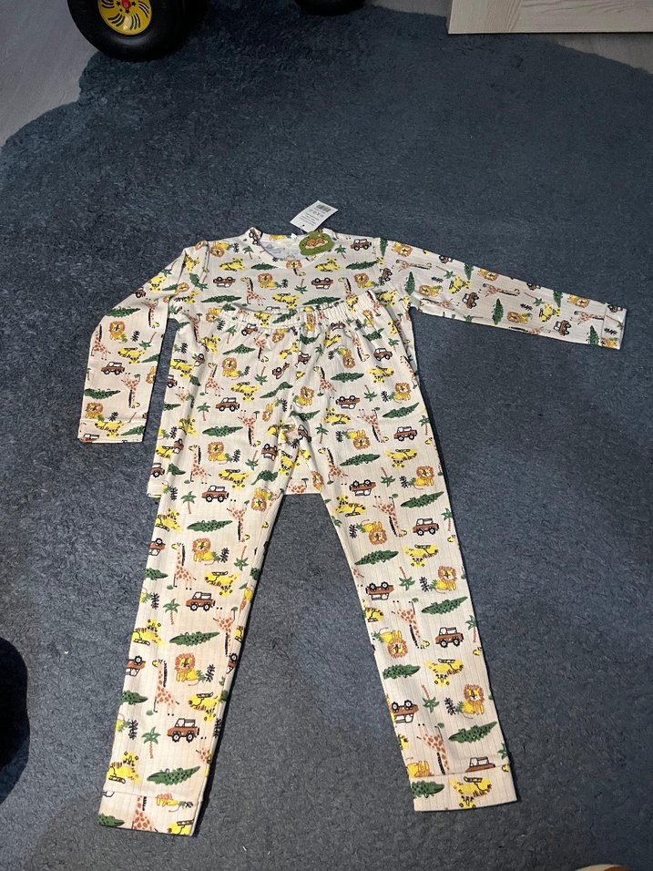 7-12 Yaş Pamuklu Baskılı Çocuk Takımı - Görsel 5