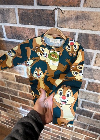 Kahverengi Baskılı Erkek Bebek Takımı - Görsel 2