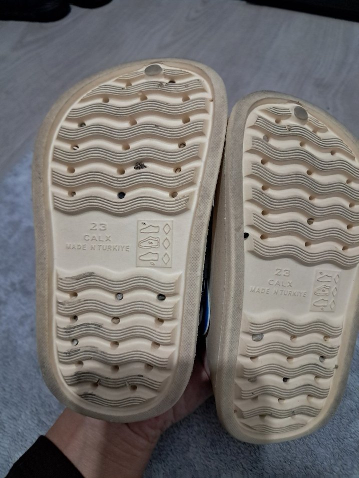 Renkli Baskılı  Terlik Tokalı - Görsel 3