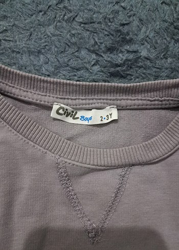çocuk sweatshirt gri - Görsel 2