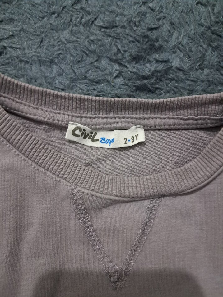 çocuk sweatshirt gri - Görsel 2