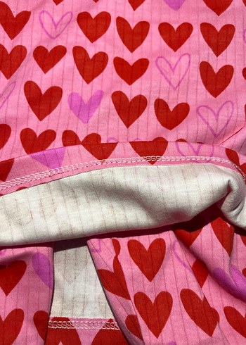 Uzun Kollu Pembe çocuk pijama - Görsel 2