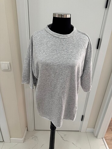 Diğer Oversize kısa kol üç iplik