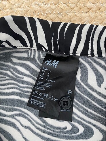 l Beden gri Renk H&M PIJAMA TAKIMI