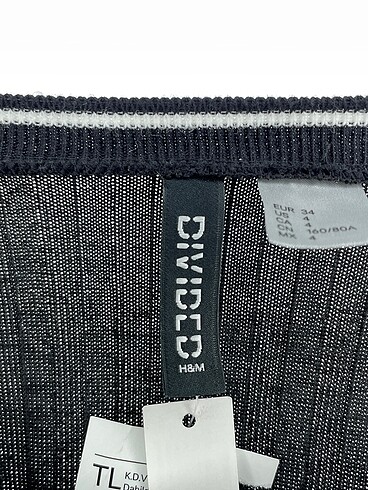 34 Beden siyah Renk H&M Kısa Elbise %70 İndirimli.