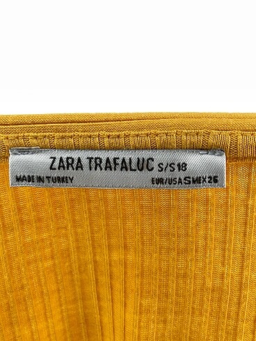 s Beden sarı Renk Zara Bluz %70 İndirimli.