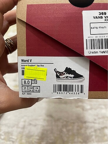 24 Beden siyah Renk Çocuk vans