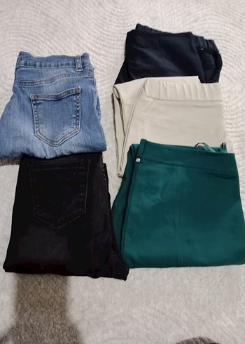 Gri Kadın Skinny Denim Pantolon