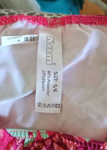 Kom Renkli Desenli Bohem Bikini Altı