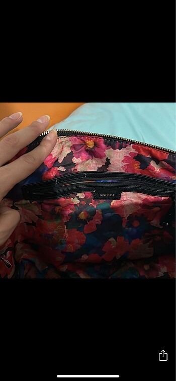 Nine West Nine West Siyah Rugan Çanta
