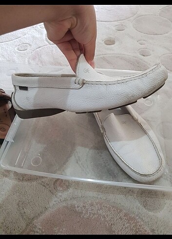 GF FERRE Beyaz loafer ayakkabı