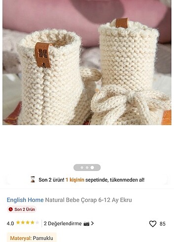 English home bebek çorabı  - Görsel 4