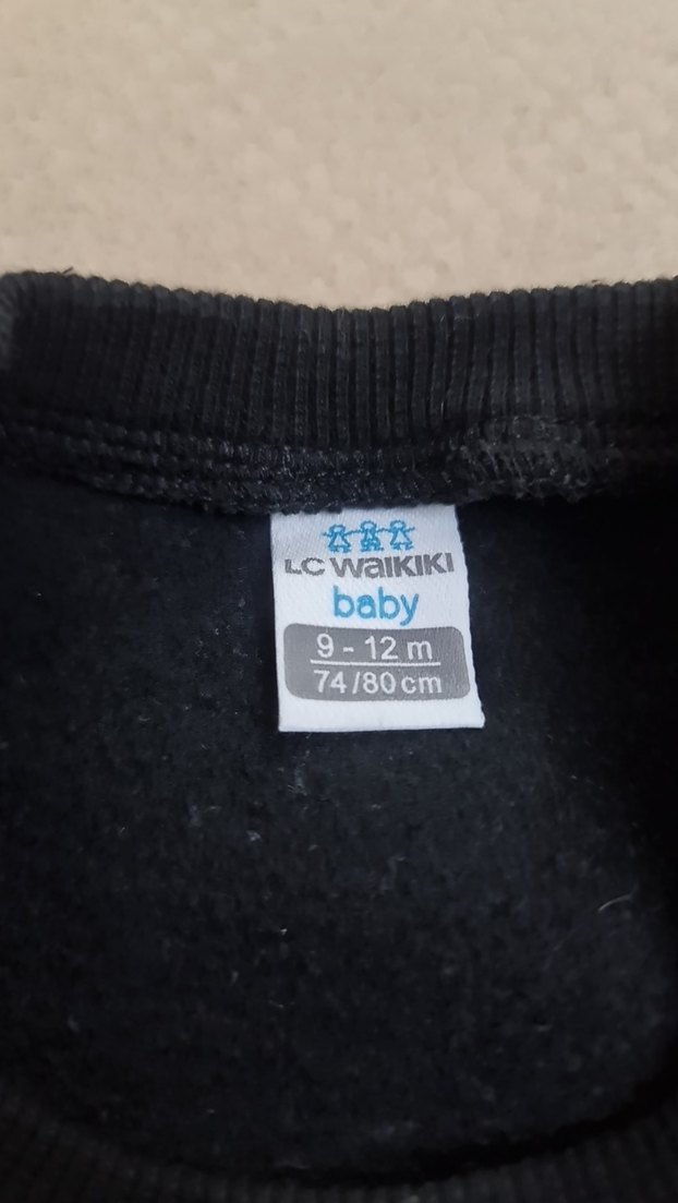 Siyah Erkek Çocuk Sweatshirt - Görsel 2