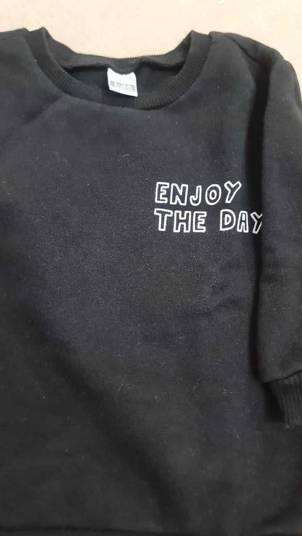 Siyah Erkek Çocuk Sweatshirt - Görsel 4